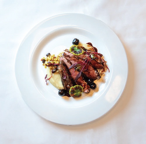 Willie’s Modern Fare serves new takes on classic European dishes like the duck breast.  WILLIE’S MODERN FARE PHOTO BY KELLY VISEL