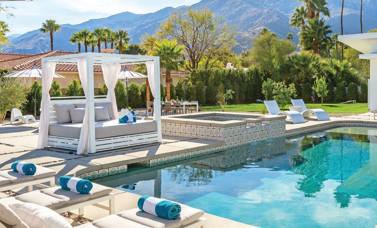 The Majestic Estate is one of ACME House Company’s luxury rentals in Palm Springs  PHOTO COURTESY OF BRANDS