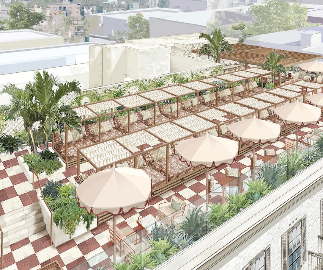 The former Palihouse space is being transformed into Soho House’s newest L.A. outpost, Holloway House RENDERINGS COURTESY OF SOHO HOUSE