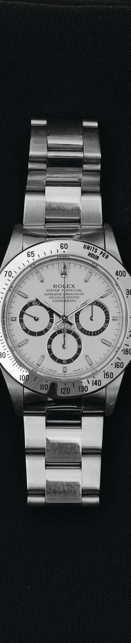 Rolex Daytona models from the '90s are fetching $30K-$40K depending on condition. PHOTO COURTESY OF BEVERLY HILLS WATCH COMPANY