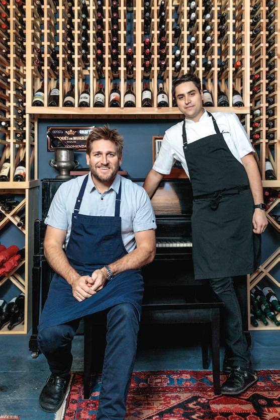Curtis Stone’s reopened Maude features a nine-course tasting menu and new chef de cuisine, Osiel Gastelum (right) PHOTO BY: CLAY LARSEN