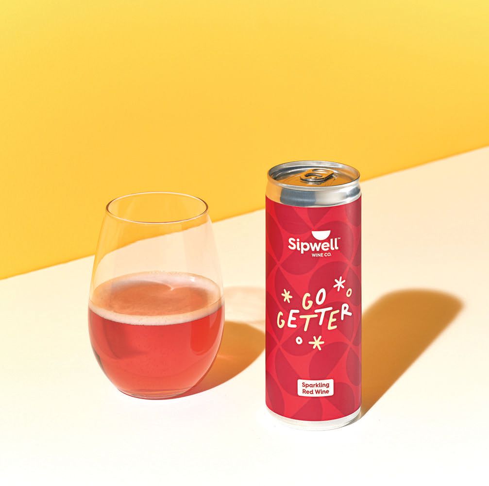 Sipwell Wine Co.’s Go Getter sparkling red wine PHOTO: COURTESY OF SIPWELL WINE CO.