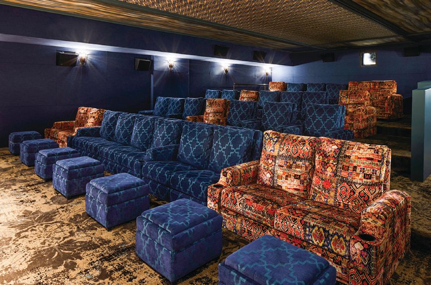 The screening room at The Aster, Hollywood’s new members club SAM FROST