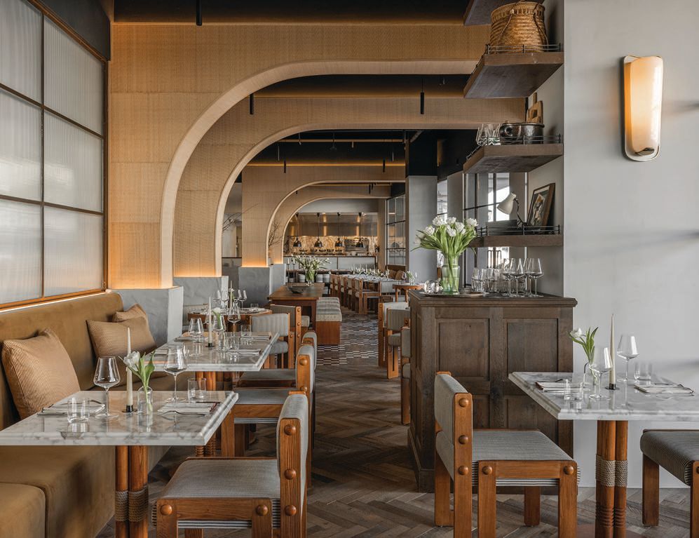Jeremiah Brent designed stunning Culver City French restaurant Juliet PHOTO BY: SHADE DEGGES