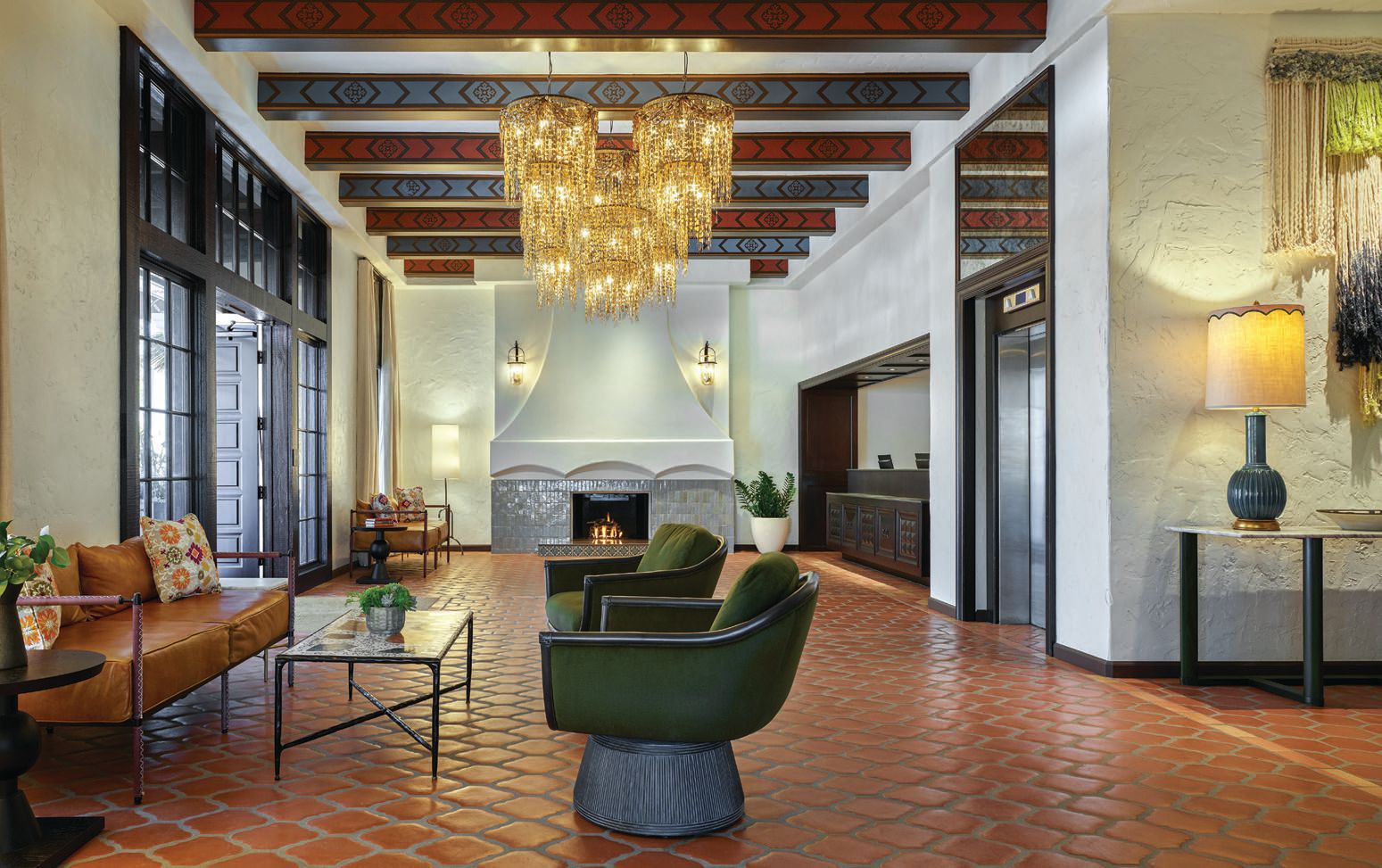 The refreshed lobby at Mar Monte Hotel still has classic charm PHOTO COURTESY OF MAR MONTE HOTEL