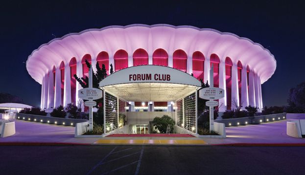 The entrance at The Forum.