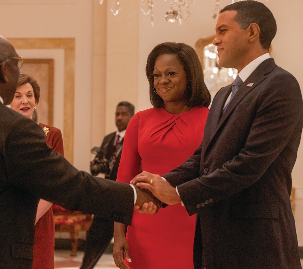 Viola Davis and O-T Fagbenle as Michelle and Barack Obama PHOTO BY: JACKSON LEE DAVIS/SHOWTIME