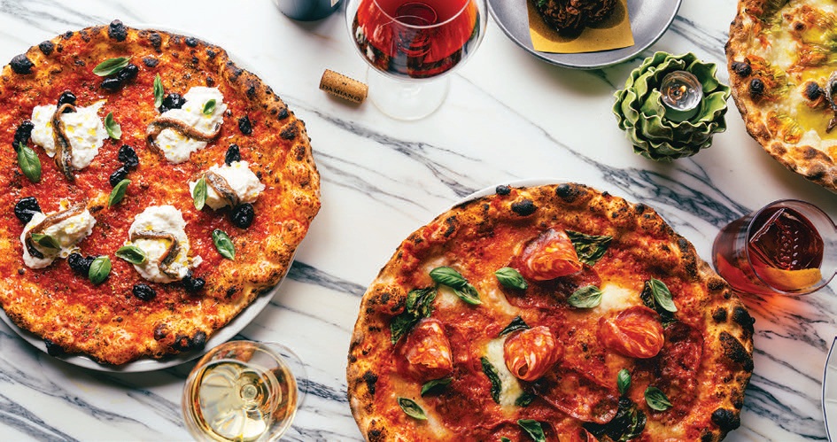 Authentic pizzas include the napoletana with anchovies and the diavola PHOTO BY ERIC WOLFINGER