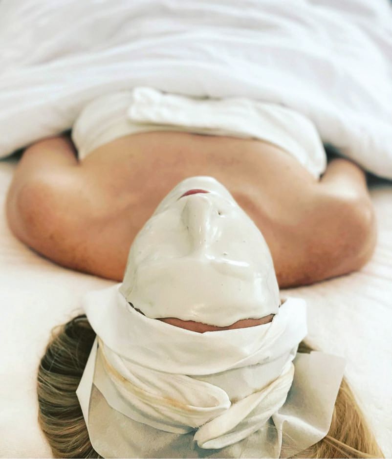 Esthetician Cynthia Franco’s Head to Toe Glow treatment targets the entire body, using a variety of techniques such as microcurrent, lymphatic cupping massage, masking and more. PHOTO COURTESY OF BRANDS