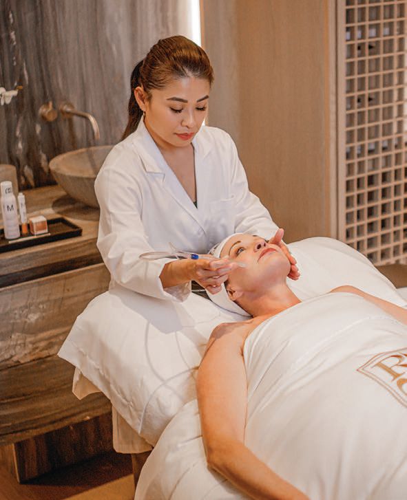 The Red Carpet Facial developed by Dr. Rita Rakus at Fairmont Spa Century Plaza PHOTO COURTESY OF BRANDS