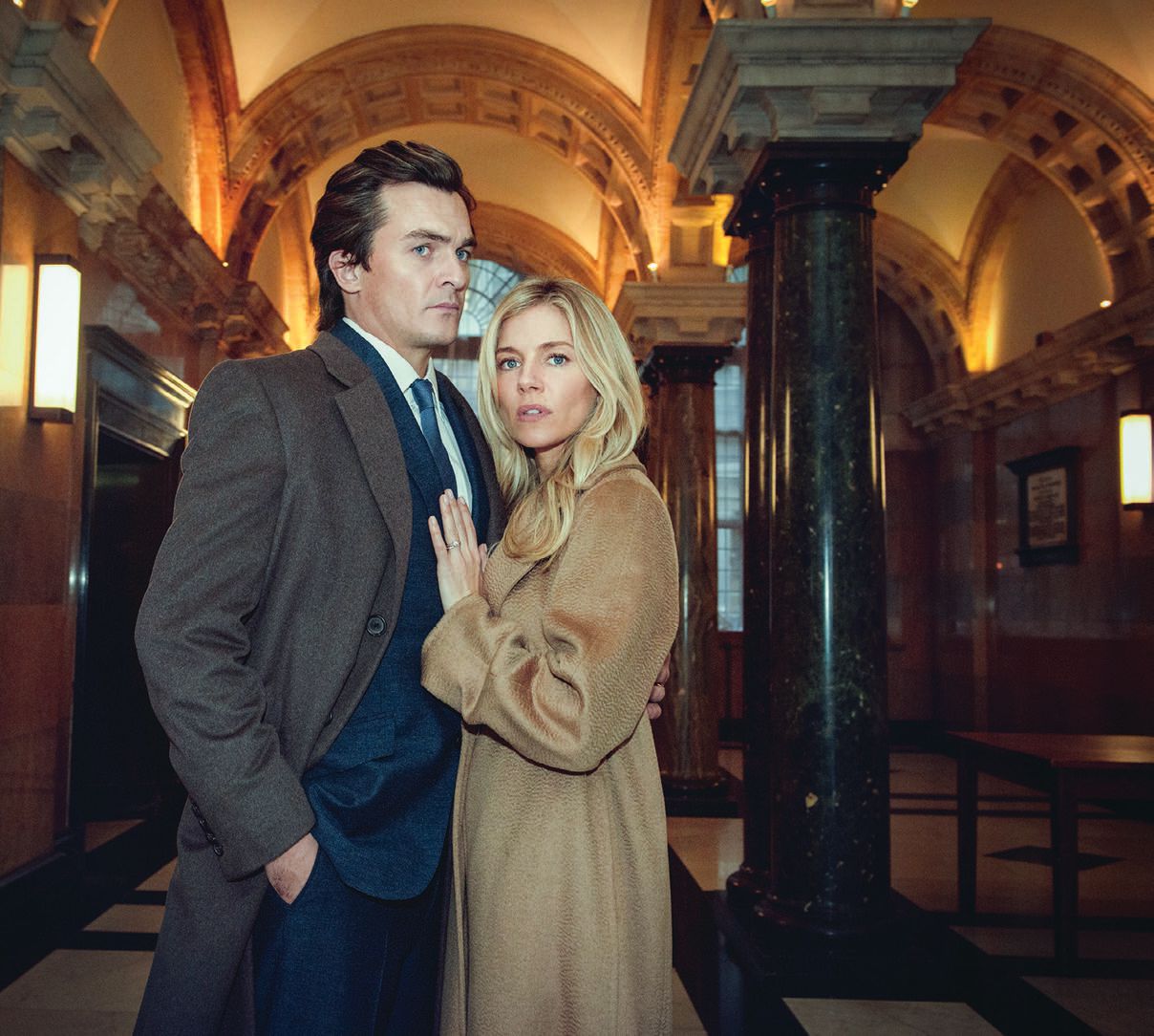 Rupert Friend and Sienna Miller in Netflix’s Anatomy of a Scandal PHOTO COURTESY OF NETFLIX