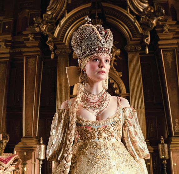Elle Fanning takes the throne in The Great PHOTO: BY GARETH GATRELL/HULU