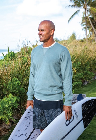 Outerknown founder Kelly Slater PHOTO COURTESY OF BRANDS