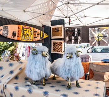 The Palm Springs Vintage Market features furniture, art, jewelry and clothing from 150 vendors. BY DAVID A LEE