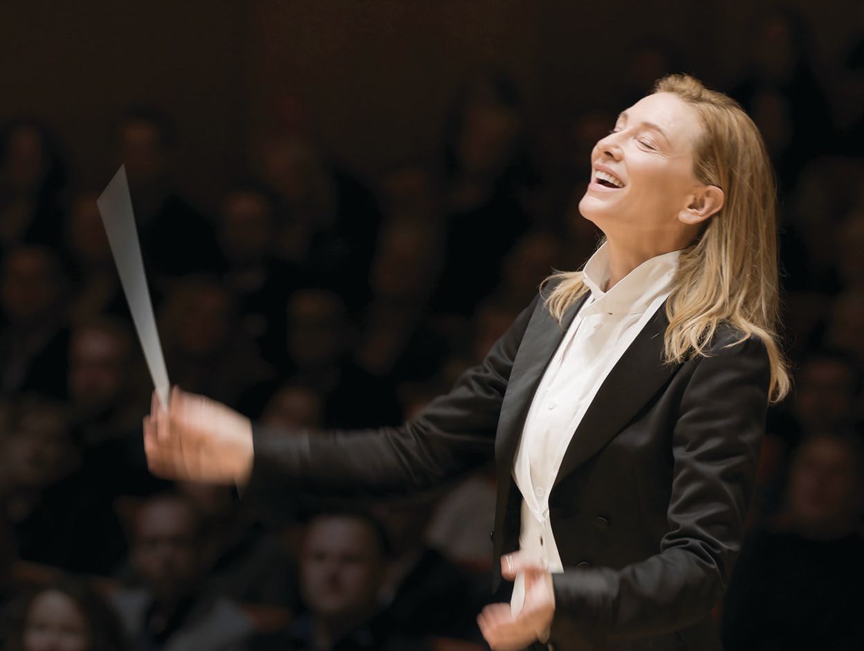 Cate Blanchett is running headfirst into awards season as one of the world’s greatest living conductors in Tár PHOTO COURTESY OF: FOCUS FEATURES