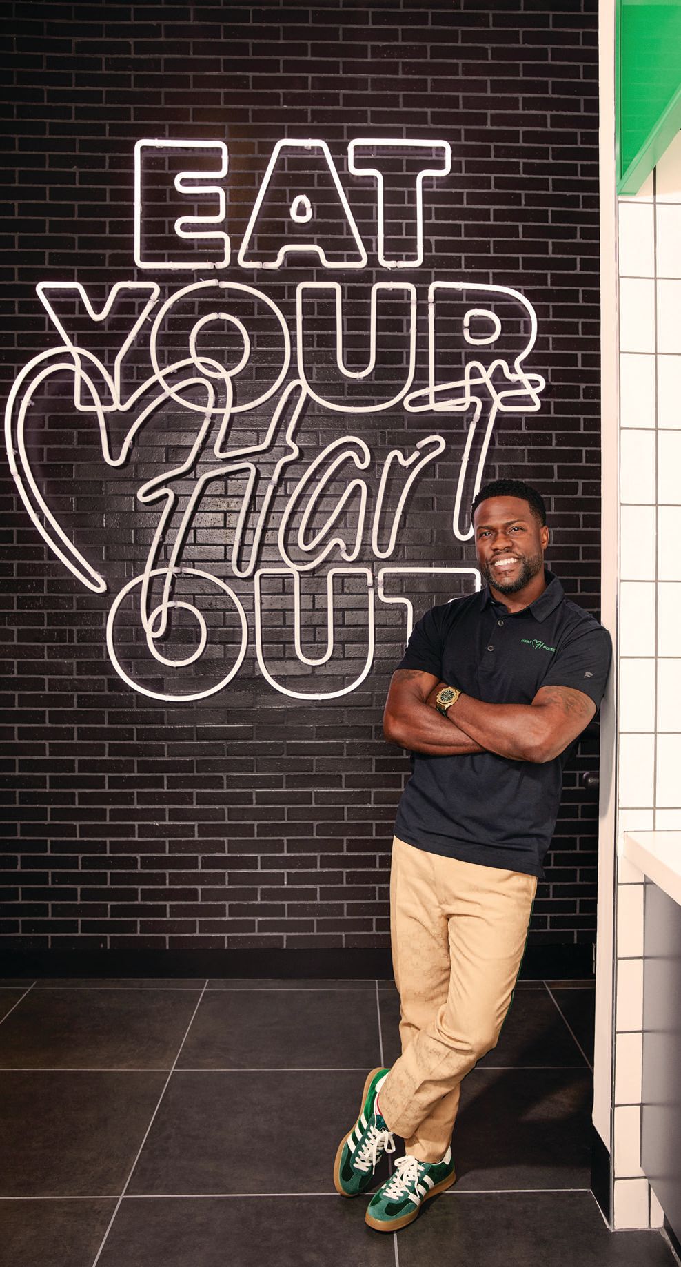 Multi-hyphenate Kevin Hart recently opened Hart House, his plant-based quickservice restaurant concept, and has plans for more locations across Southern California PHOTO COURTESY OF HART HOUSE