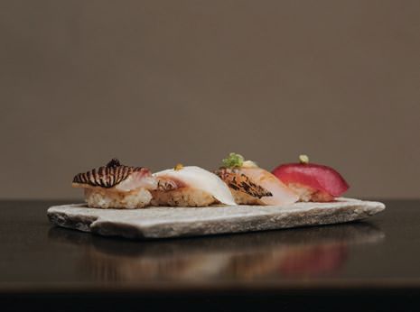 A selection of nigiri PHOTO BY: GRY SPACE