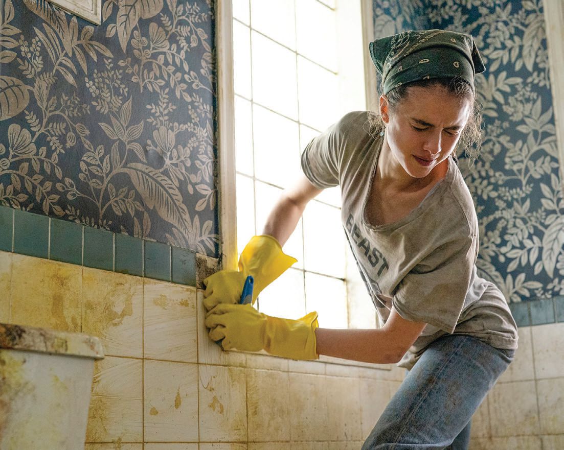 Margaret Qualley portrays a mother who cleans houses in Netflix’s Maid. PHOTO COURTESY OF NETFLIX