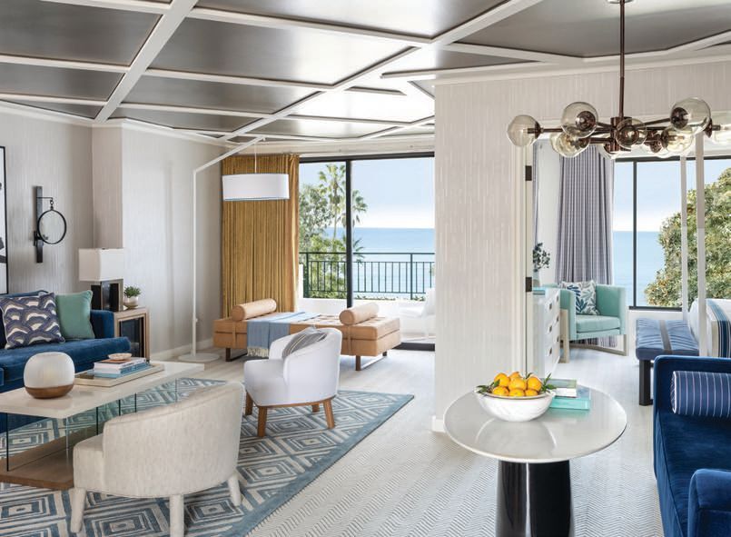 Oceana Santa Monica has 70 spacious suites ranging from 500 to 1,750 square feet. PHOTO COURTESY OF OCEANA HOTEL