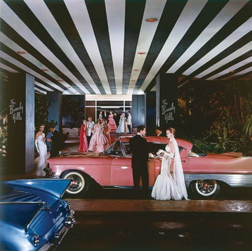 the legendary hotel in the 1950s COURTESY OF THE BEVERLY HILLS HOTEL AND BUNGALOWS - THE FIRST 100 YEARS BY ROBERT S. ANDERSON, THEBEVERLYHILLSCOLLECTION.COM