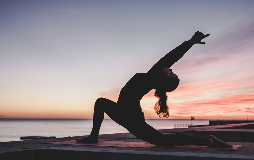 Katz incorporates yoga and breathwork into her wellness routine YOGA PHOTO BY KIKE VEGA/UNSPLASH