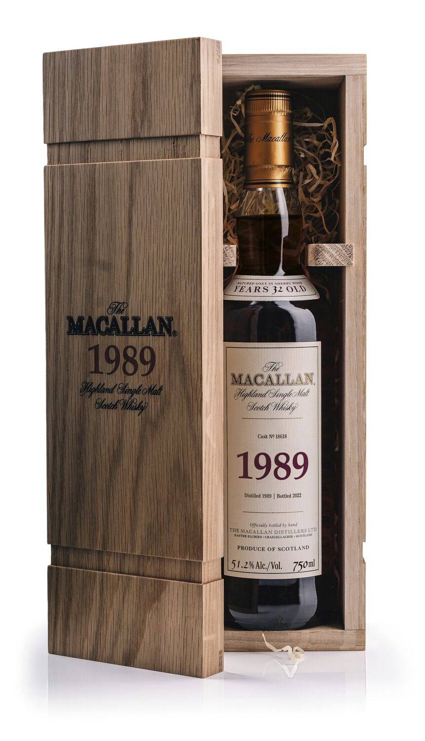 The Macallan 1989 whiskey