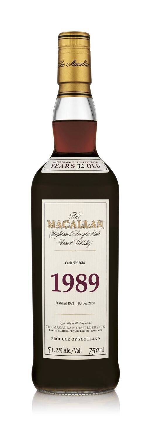 The Macallan 1989 whiskey