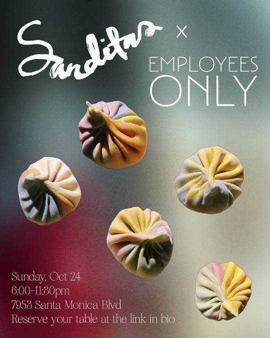 Sanditas and Employees Only collaboration