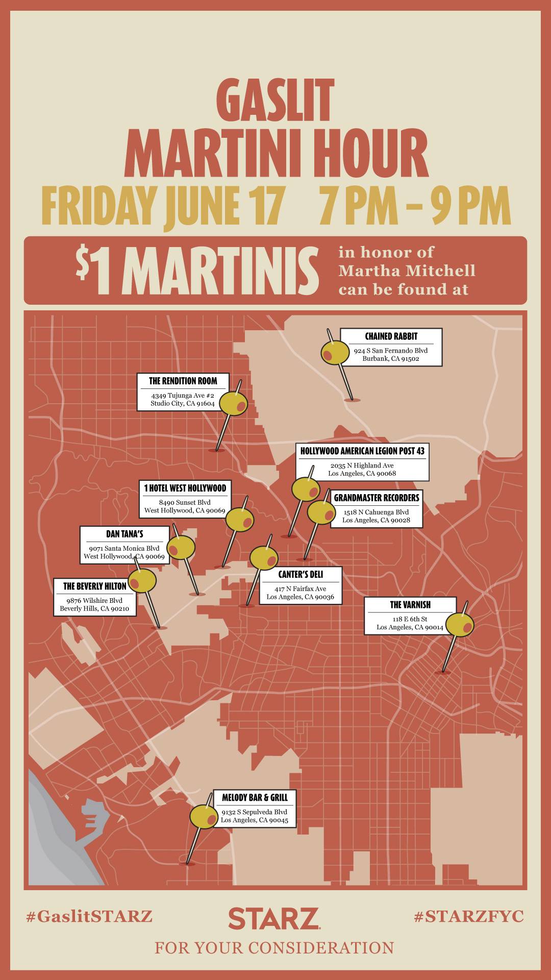 Gaslit Martini Hour map