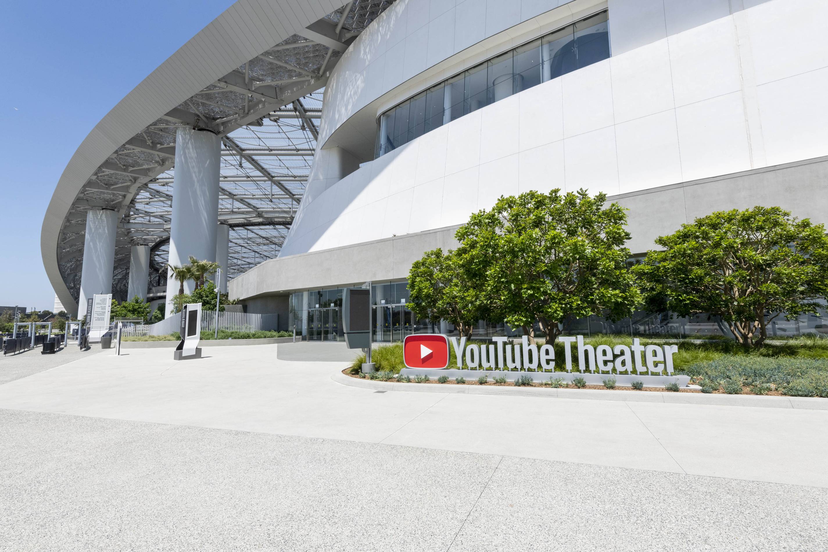 YouTube Theater south exterior